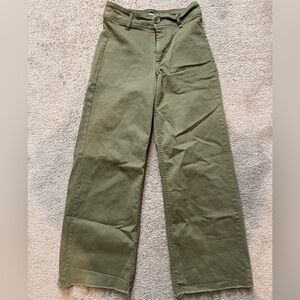 Oat New York Olive Wide Leg Pants
